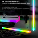 แถบไฟ LED ซิลิโคนตกแต่งเคสคอมพิวเตอร์ ARGB, รุ่น Y360 แบบวงกลม
