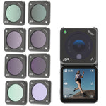 ฟิลเตอร์กล้องแอคชั่น JUNESTAR สำหรับ DJI Action 2, สไตล์:, CPL, ND4, ND8, ND16, ND32, ND64, ND1000, ND8PL, ND64PL, มาโคร 10X, กลางคืน, ดาว, CS-3IN1, CS-4in1, CS-4in1 (NDPL), CS-6IN1, CS-8in1