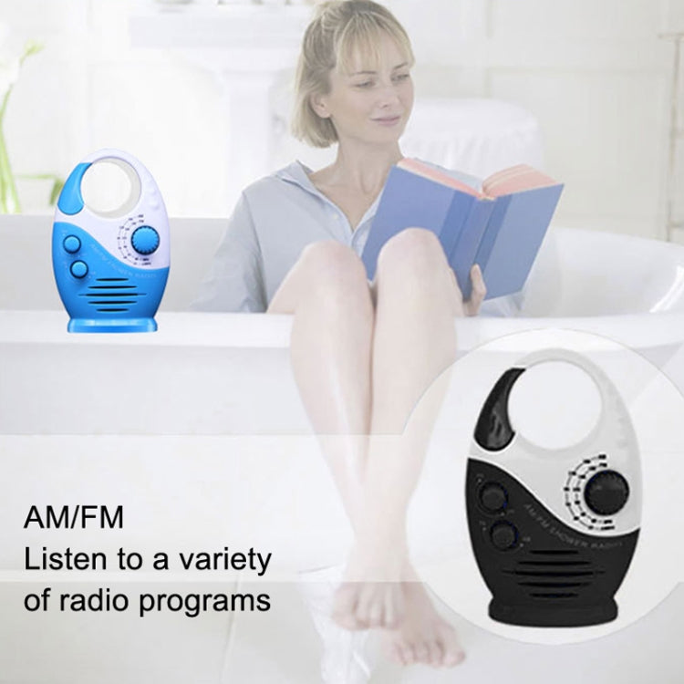 วิทยุพกพากันน้ำขนาดเล็ก Sayin SY-950 AM/FM ย่านสากล สำหรับผู้สูงอายุ, SY-950 สีน้ำเงิน, SY-950 สีดำ