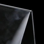 ขาตั้งแสดงผลอะคริลิคใส 2 ชิ้น ขนาด 100 x 115 x 145 มม. สำหรับวางหนังสือหรือกรอบรูป