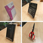 ขาตั้งแสดงผลอะคริลิคใส 2 ชิ้น ขนาด 100 x 115 x 145 มม. สำหรับวางหนังสือหรือกรอบรูป