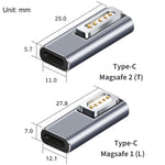 อะแดปเตอร์ชาร์จ Type-C/USB-C เป็น Magsafe1/2 รองรับการชาร์จ PD, Type-C เป็น Magsafe 1 L, Type-C เป็น Magsafe 2 T