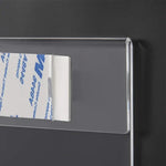 ขาแขวนป้ายอะคริลิคติดผนัง 2 ชิ้น ขนาด 4x6 นิ้ว กรอบรูปติดผนัง