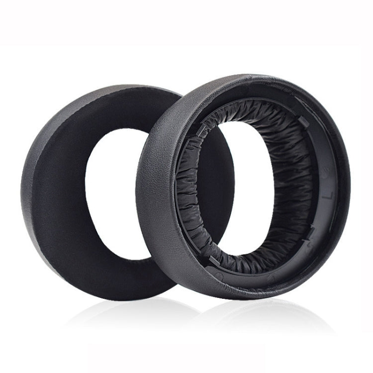 แผ่นรองหูฟังเปลี่ยนใหม่ 2 ชิ้น สำหรับ Sony PS5 Wireless Pulse 3D, สไตล์: หนังโปรตีน, เจลเย็น