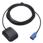 GPS-01 เสาอากาศดาวเทียม GPS สำหรับรถยนต์ พร้อมเครื่องขยายสัญญาณ อินเทอร์เฟซ SMA/FAKRA-C ฐานแม่เหล็ก