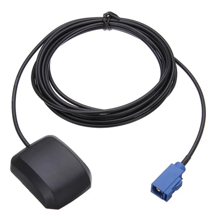 GPS-01 เสาอากาศดาวเทียม GPS สำหรับรถยนต์ พร้อมเครื่องขยายสัญญาณ อินเทอร์เฟซ SMA/FAKRA-C ฐานแม่เหล็ก