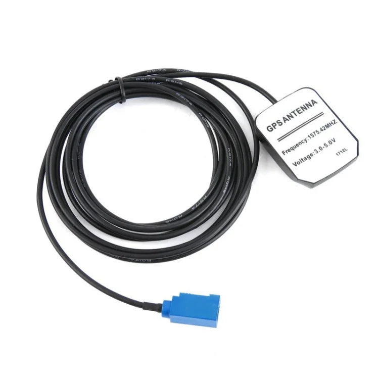 GPS-01 เสาอากาศดาวเทียม GPS สำหรับรถยนต์ พร้อมเครื่องขยายสัญญาณ อินเทอร์เฟซ SMA/FAKRA-C ฐานแม่เหล็ก