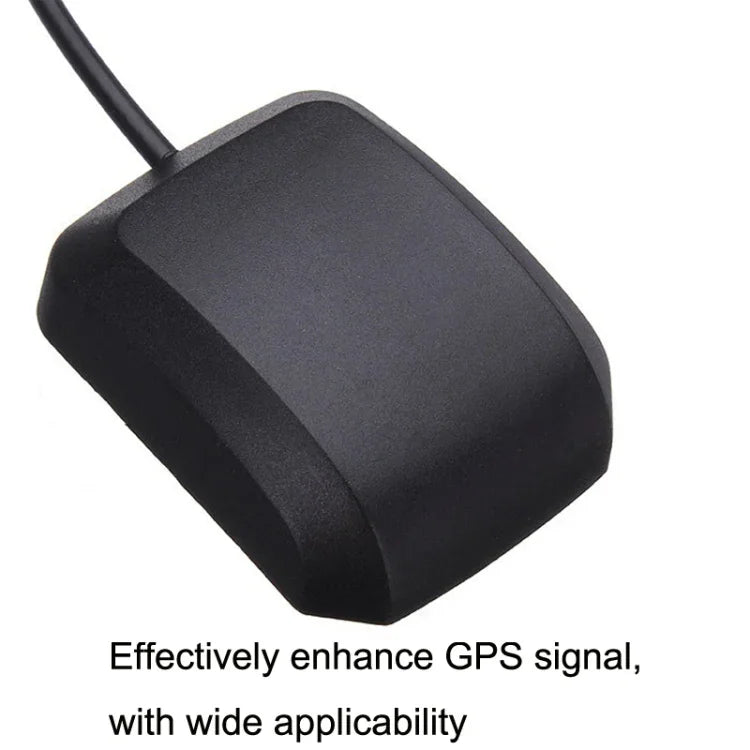 GPS-01 เสาอากาศดาวเทียม GPS สำหรับรถยนต์ พร้อมเครื่องขยายสัญญาณ อินเทอร์เฟซ SMA/FAKRA-C ฐานแม่เหล็ก