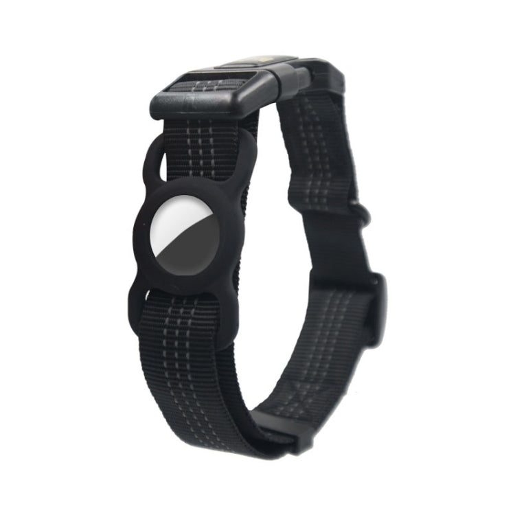 PUGGA GG1002 ปลอกคอสุนัขโพลีเอสเตอร์พร้อมอุปกรณ์ GPS ป้องกัน, M, L