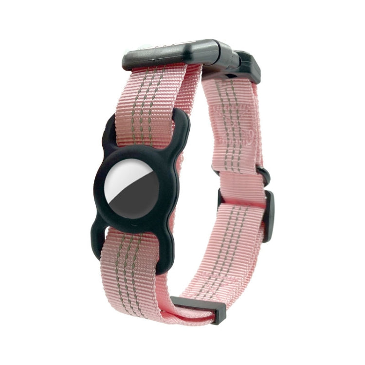 PUGGA GG1002 ปลอกคอสุนัขโพลีเอสเตอร์พร้อมอุปกรณ์ GPS ป้องกัน, M, L
