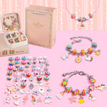 เครื่องประดับเด็ก DIY สร้อยข้อมือลูกปัด อุปกรณ์เครื่องประดับเด็ก รุ้งน้ำตาลทรายพร้อมกล่องเก็บ หัวใจแห่งมหาสมุทรพร้อมกล่องเก็บ ซากุระชมพูพร้อมกล่องเก็บ รุ้งน้ำตาลทรายไม่มีกล่อง หัวใจแห่งมหาสมุทรไม่มีกล่อง ซากุระชมพูไม่มีกล่อง