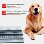 Stainless Steel Pet Comb Pet Hair Comb, Specification: XL, XS, M, L, XL