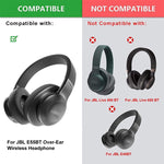 ปลอกฟองน้ำหูฟัง 2 ชิ้น สำหรับ JBL E55BT, สี: ไม่มี LR, ดำ, น้ำเงิน, เทา, แดง, เขียว, เทา, ไม่มี LR, กำมะหยี่หนา, ตาข่ายฟุตบอลหนา