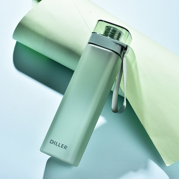 ขวดน้ำฟิตเนสทรงสี่เหลี่ยม Diller D8646 กันรั่ว 400 มล., 550 มล.