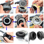 ปลอกฟองน้ำหูฟัง 2 ชิ้น สำหรับ JBL Everest-310, สไตล์: แผ่นรองหู, คาดศีรษะ