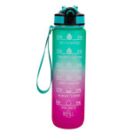 ขวดน้ำกีฬา Gradient Space Cup 1000 มล. ฝาปิดเด้งพร้อมหลอด สีส้ม-เขียวไล่เฉด, น้ำเงิน-แดงไล่เฉด, เขียว-แดงไล่เฉด, เหลือง-ม่วงไล่เฉด, ดำ, น้ำเงิน, เขียว