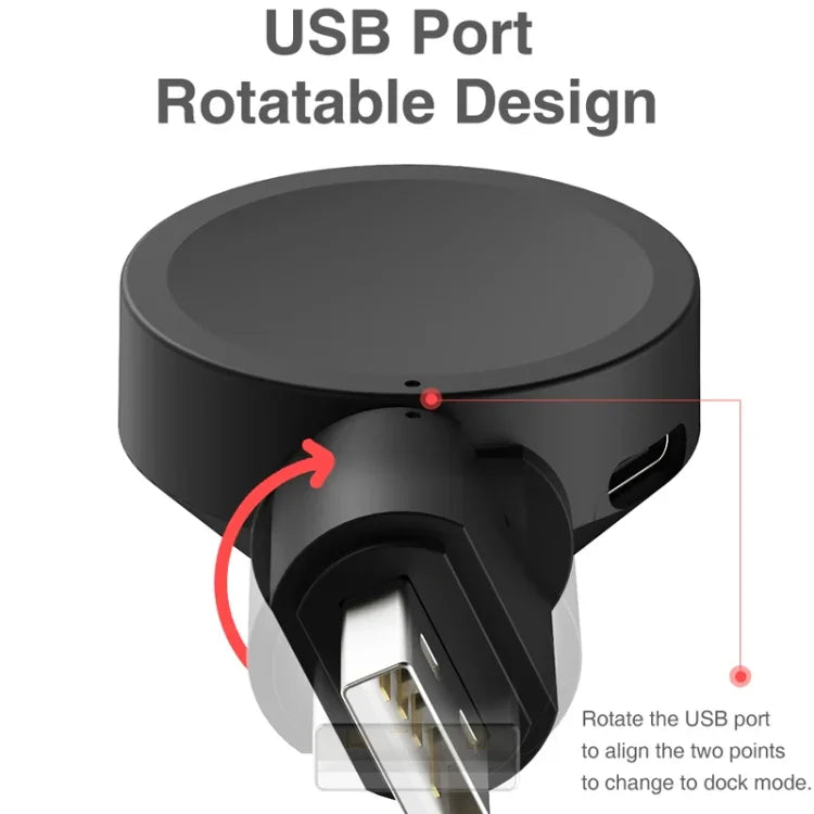 ที่ชาร์จนาฬิกาแบบพกพา USB สำหรับ Samsung Galaxy Watch 4 / 3