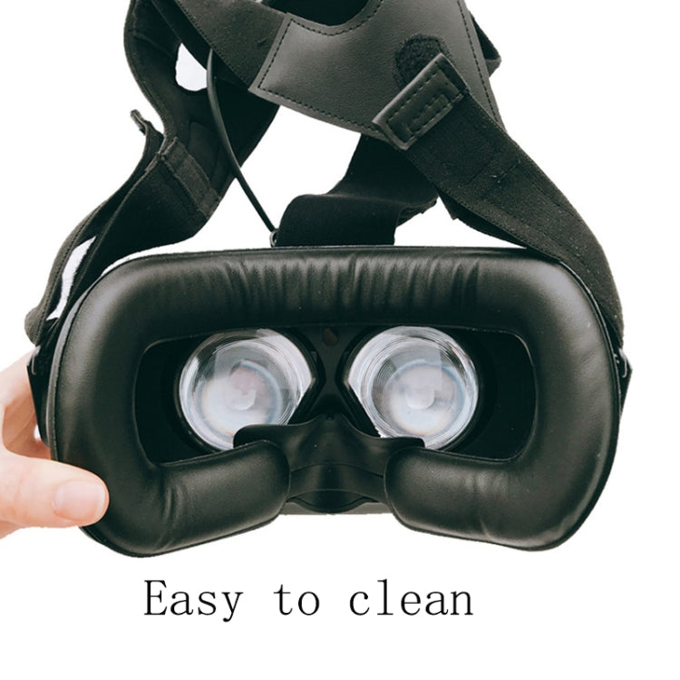 หน้ากากโฟมหนัง PU 2 ชิ้น สำหรับ HTC VIVE Headset VR หนา 2 ซม. บาง 1.5 ซม.