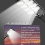 ไฟถนน LED แรง E-SMARTER แถวคู่ ไฟสวนโซลาร์เซลล์พร้อมเซ็นเซอร์, สไตล์:, W789A-4, W789B-4