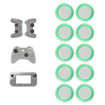 10 ชิ้นฝาปุ่มซิลิโคนเรืองแสงสำหรับจอยสติ๊ก Gamepad สำหรับ PS5/PS4/PS3/ONE/360/PRO/series X/S