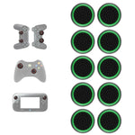 10 ชิ้นฝาปุ่มซิลิโคนเรืองแสงสำหรับจอยสติ๊ก Gamepad สำหรับ PS5/PS4/PS3/ONE/360/PRO/series X/S