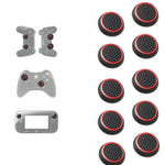 10 ชิ้นฝาปุ่มซิลิโคนเรืองแสงสำหรับจอยสติ๊ก Gamepad สำหรับ PS5/PS4/PS3/ONE/360/PRO/series X/S