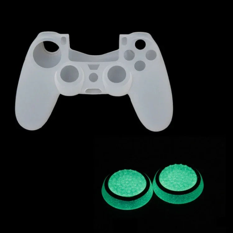 10 ชิ้นฝาปุ่มซิลิโคนเรืองแสงสำหรับจอยสติ๊ก Gamepad สำหรับ PS5/PS4/PS3/ONE/360/PRO/series X/S