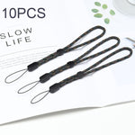 10 ชิ้น สายคล้องโทรศัพท์มือถือแบบสั้น ปรับความยาวได้ สายคล้องข้อมือกันหาย สี Jacquard เขียว, Jacquard น้ำเงิน, Jacquard แดง, ดำ