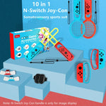 IPLAY HBS-447 ชุดจับ + สายรัดข้อมือ + สายรัด + ดาบแสง + ชุดกีฬาแบดมินตัน 10-in-1 สำหรับ Nintendo Switch, IPLAY 10-in-1
