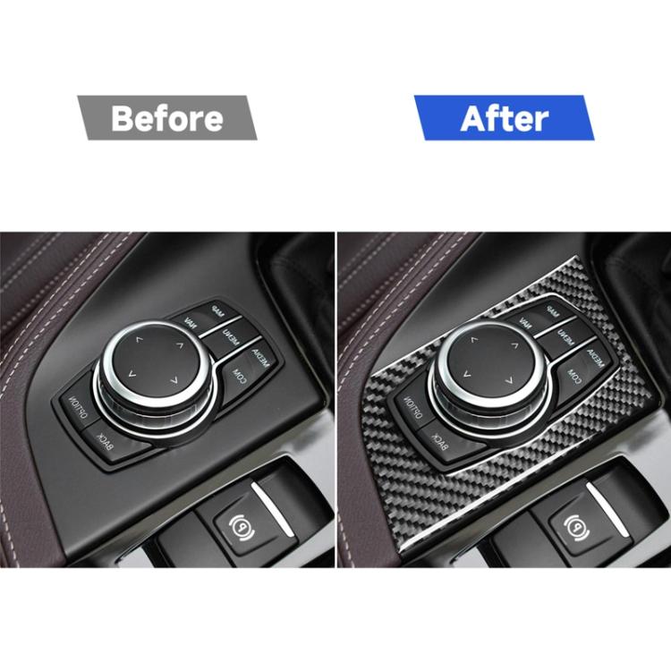 For BMW X1 F48/X2 F39 Right-Hand Drive Multimedia Knob Panel Sticker, Right-Hand Drive