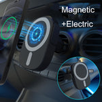 15W Intelligent Car Magnetic Wireless Charging Stand, For IPhone 12 / 13 Series