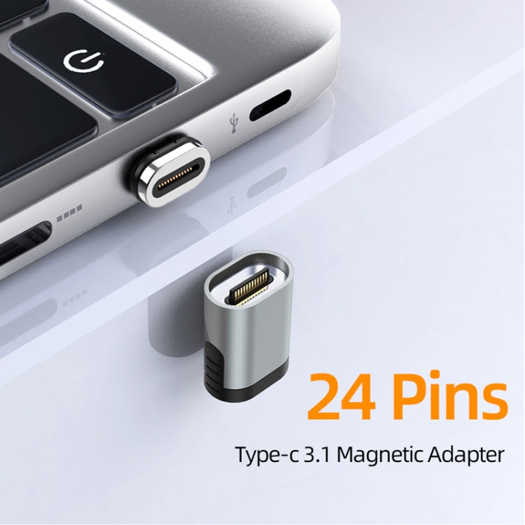 TZ28 PD 100W 24Pin อะแดปเตอร์แม่เหล็กชาร์จเร็วและส่งข้อมูลวิดีโอ Type-C / USB-C