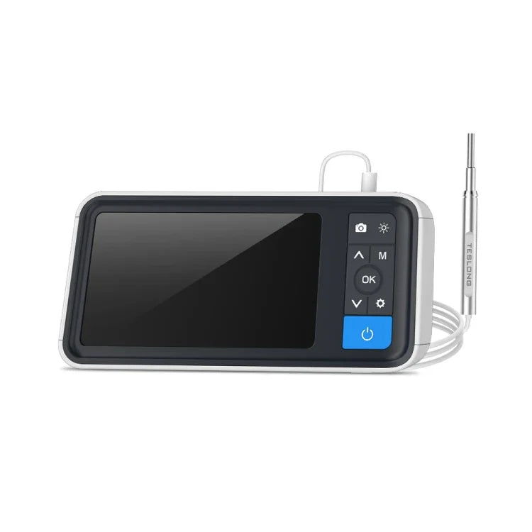 TESLONG MS450 โอโตสโคปหน้าจอสมาร์ท HD 4.5 นิ้ว พร้อมการ์ดความจำ 32GB, MS450