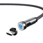 สายชาร์จแม่เหล็กหมุนได้ CC56 Dust Plug, ความยาวสาย: 1 ม., สไตล์:, หัว Android 1 ม., หัว Type-C / USB-C 1 ม., หัว 8Pin 1 ม., สายพร้อมสามหัว 1 ม., สาย 1 ม., หัว Micro USB 1 ม., หัว Type-C / USB-C 1 ม., สายพร้อม 8Pin + Type-C/USB-C + Micro USB 1 ม.