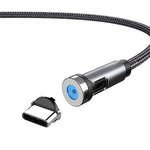 สายชาร์จแม่เหล็กหมุนได้ CC56 Dust Plug, ความยาวสาย: 1 ม., สไตล์:, หัว Android 1 ม., หัว Type-C / USB-C 1 ม., หัว 8Pin 1 ม., สายพร้อมสามหัว 1 ม., สาย 1 ม., หัว Micro USB 1 ม., หัว Type-C / USB-C 1 ม., สายพร้อม 8Pin + Type-C/USB-C + Micro USB 1 ม.