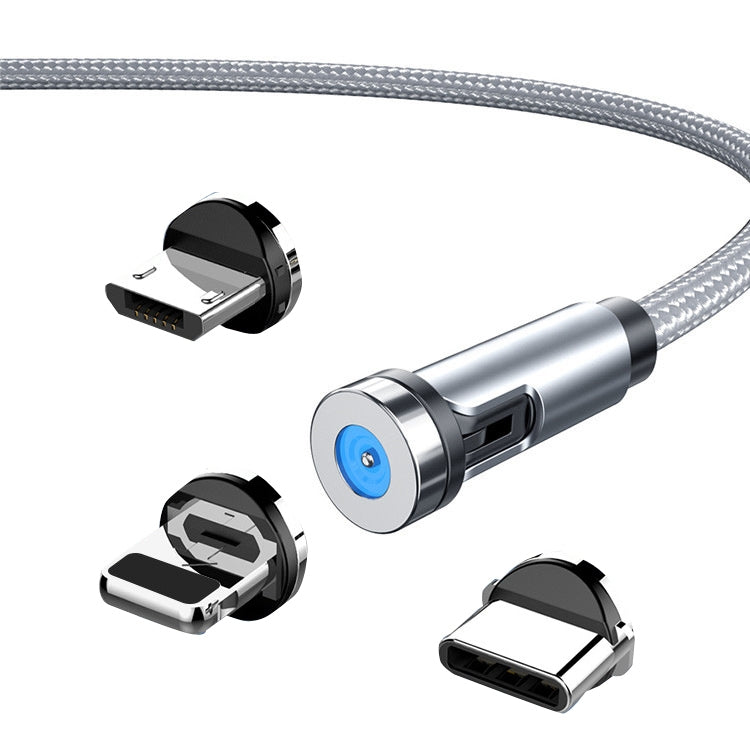 สายชาร์จแม่เหล็กหมุนได้ CC56 Dust Plug, ความยาวสาย: 1 ม., สไตล์:, หัว Android 1 ม., หัว Type-C / USB-C 1 ม., หัว 8Pin 1 ม., สายพร้อมสามหัว 1 ม., สาย 1 ม., หัว Micro USB 1 ม., หัว Type-C / USB-C 1 ม., สายพร้อม 8Pin + Type-C/USB-C + Micro USB 1 ม.