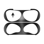 สติกเกอร์ปลอกหูฟังด้านในกันฝุ่น 2 ชิ้น สำหรับ Airpods 3 สีดำ ทอง เงิน โรสโกลด์ แดง เขียว น้ำเงิน ม่วง