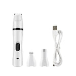 เครื่องโกนขนสัตว์เลี้ยงไฟฟ้าชาร์จ USB ตัดแต่งขนสุนัขและขัดเล็บ, เครื่องขัดเล็บ