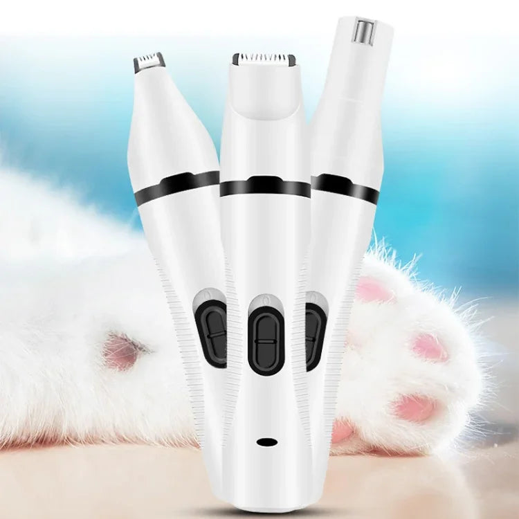 เครื่องโกนขนสัตว์เลี้ยงไฟฟ้าชาร์จ USB ตัดแต่งขนสุนัขและขัดเล็บ, เครื่องขัดเล็บ
