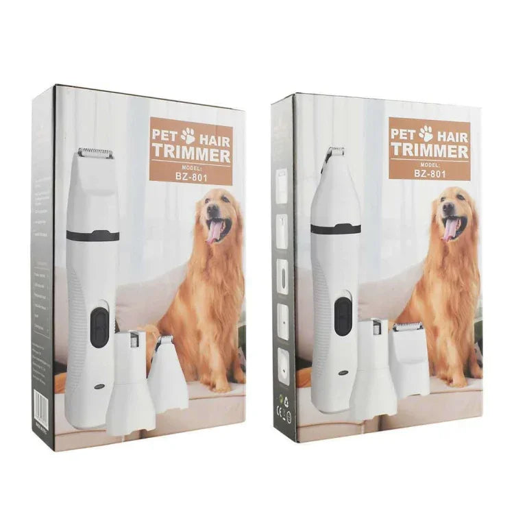 เครื่องโกนขนสัตว์เลี้ยงไฟฟ้าชาร์จ USB ตัดแต่งขนสุนัขและขัดเล็บ, เครื่องขัดเล็บ