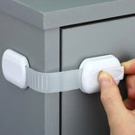 Slide Adjust Baby Safety Lock Refrigerator Drawer Lock, Drawer Lock