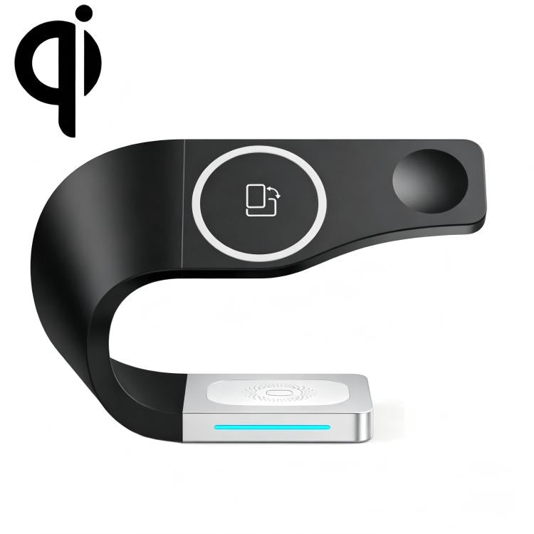 แท่นชาร์จไร้สาย 4 ใน 1 LFX-178 สำหรับสมาร์ทโฟน, iWatch และ AirPods, LFX-178