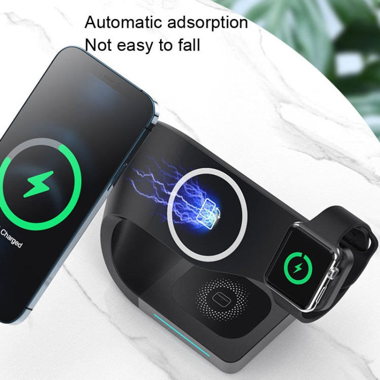 แท่นชาร์จไร้สาย 4 ใน 1 LFX-178 สำหรับสมาร์ทโฟน, iWatch และ AirPods, LFX-178