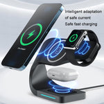 แท่นชาร์จไร้สาย 4 ใน 1 LFX-178 สำหรับสมาร์ทโฟน, iWatch และ AirPods, LFX-178
