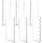 6 In 1 Clear Acrylic Cake Scraper Smoothing Tool Set, 6 In 1