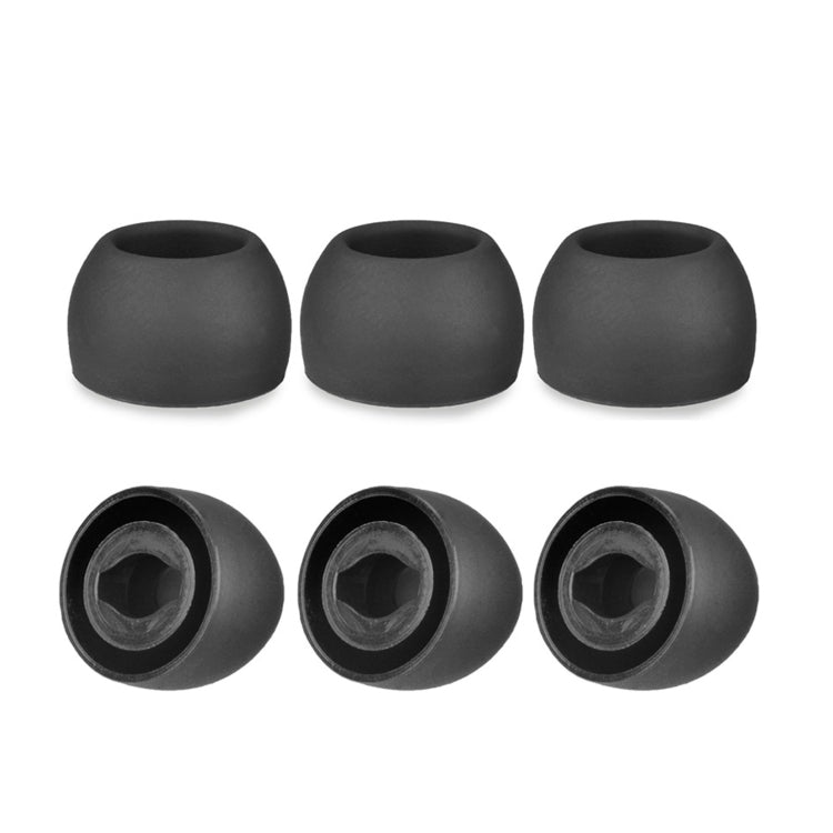 จุกซิลิโคนกันเสียง 6 ชิ้น สำหรับ TWS Samsung Galaxy Buds Pro ขนาดใหญ่ สีดำ ขนาดกลาง สีดำ ขนาดเล็ก สีดำ ขนาดใหญ่ สีเทา ขนาดกลาง สีเทา ขนาดเล็ก สีเทา ขนาดใหญ่ สีม่วง ขนาดกลาง สีม่วง ขนาดเล็ก สีม่วง