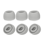 จุกซิลิโคนกันเสียง 6 ชิ้น สำหรับ TWS Samsung Galaxy Buds Pro ขนาดใหญ่ สีดำ ขนาดกลาง สีดำ ขนาดเล็ก สีดำ ขนาดใหญ่ สีเทา ขนาดกลาง สีเทา ขนาดเล็ก สีเทา ขนาดใหญ่ สีม่วง ขนาดกลาง สีม่วง ขนาดเล็ก สีม่วง