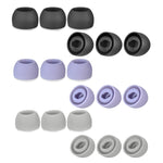 จุกซิลิโคนกันเสียง 6 ชิ้น สำหรับ TWS Samsung Galaxy Buds Pro ขนาดใหญ่ สีดำ ขนาดกลาง สีดำ ขนาดเล็ก สีดำ ขนาดใหญ่ สีเทา ขนาดกลาง สีเทา ขนาดเล็ก สีเทา ขนาดใหญ่ สีม่วง ขนาดกลาง สีม่วง ขนาดเล็ก สีม่วง