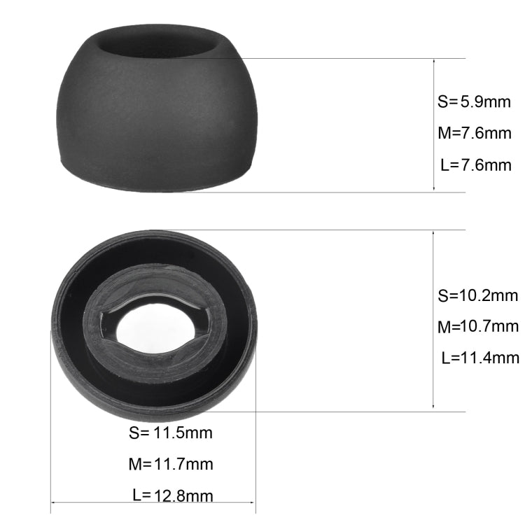 จุกซิลิโคนกันเสียง 6 ชิ้น สำหรับ TWS Samsung Galaxy Buds Pro ขนาดใหญ่ สีดำ ขนาดกลาง สีดำ ขนาดเล็ก สีดำ ขนาดใหญ่ สีเทา ขนาดกลาง สีเทา ขนาดเล็ก สีเทา ขนาดใหญ่ สีม่วง ขนาดกลาง สีม่วง ขนาดเล็ก สีม่วง