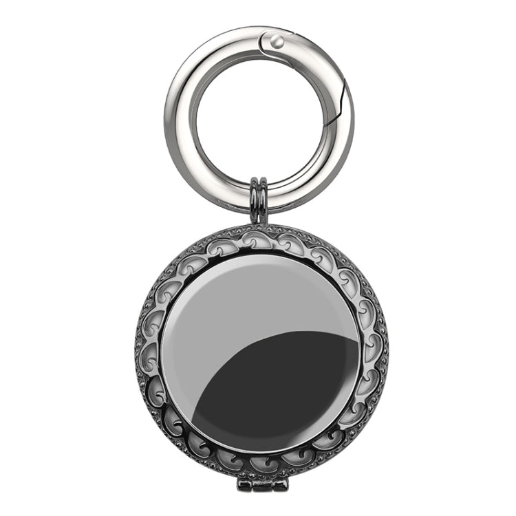 Anti-Lost Plating Keychain Locator Tracker Protective Cover For AirTag 2nd Gen / AirTag 1st Gen, Black Gold, White Gold, Rose Gold, Gold